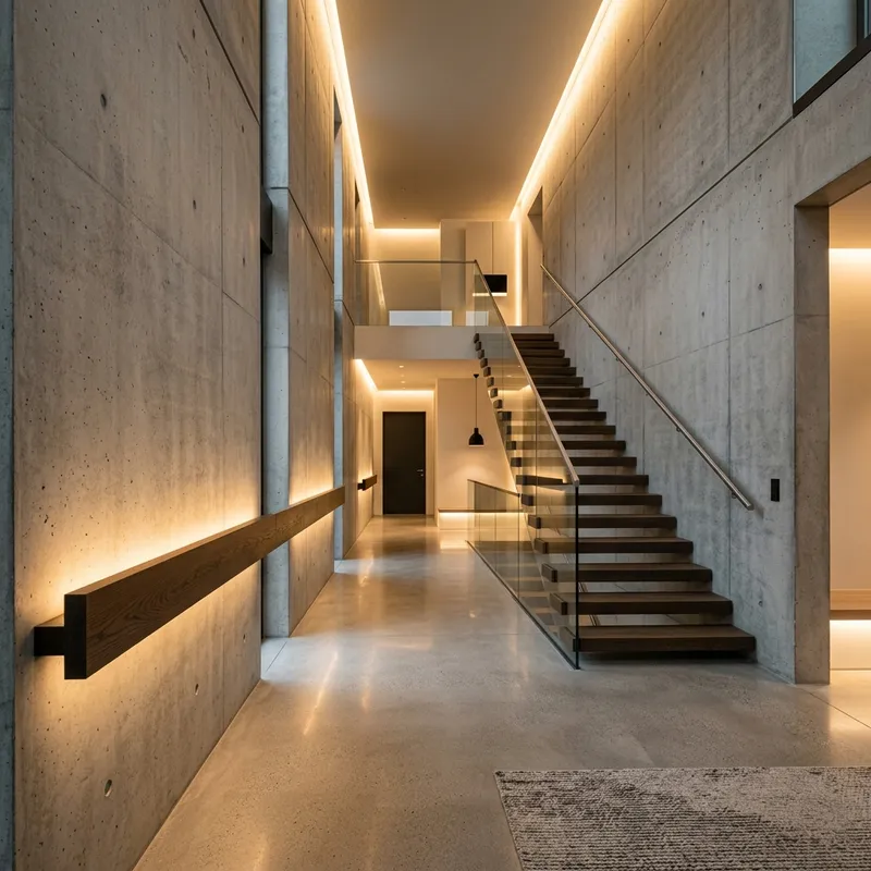 Moderne, saubere Architektur mit smarter Haustechnik